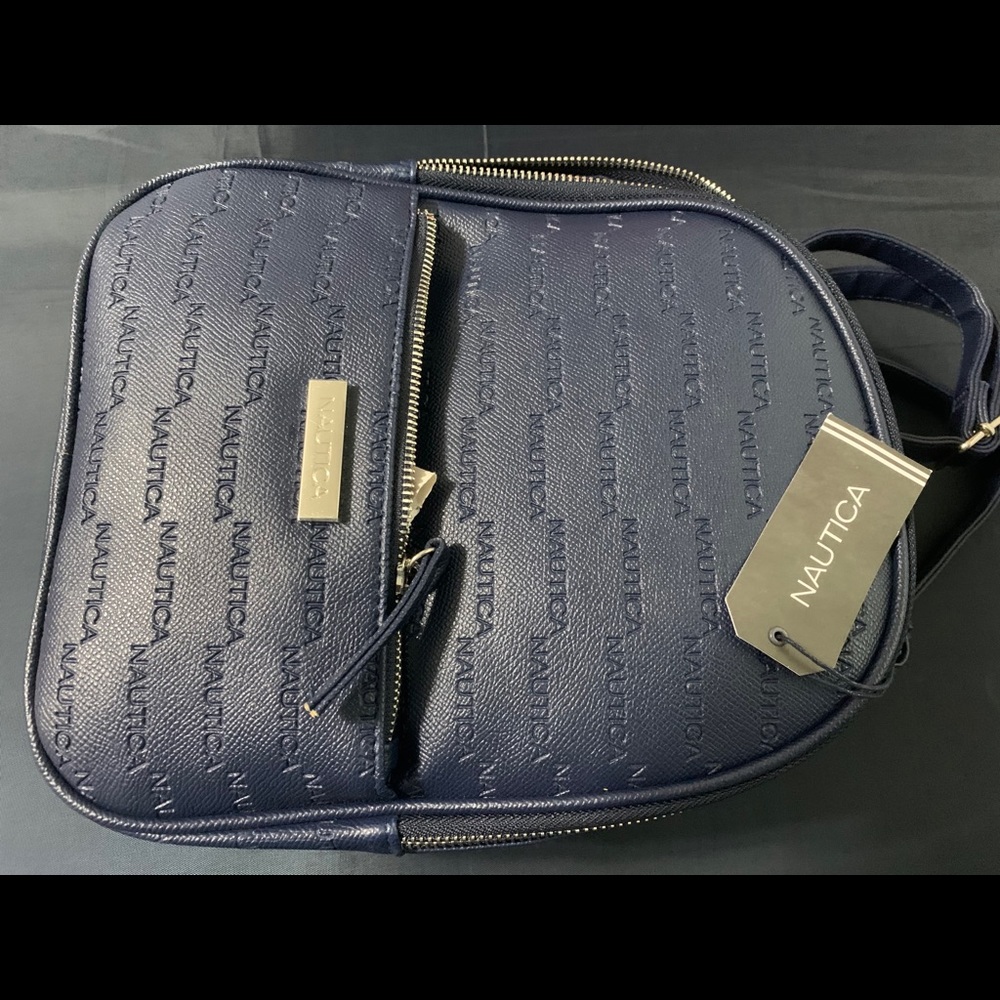 Blue Navy Nautica Bookbag
